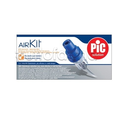 Nuovo Kit Aerosol Air Kit per Aerosolterapia Completo con Ampolla Sidestream e Accessori Kit Completo Nuovo Kit Aerosol Air Kit per Aerosolterapia Completo con Ampolla Sidestream e Accessori Kit Completo
