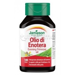 Jamieson Olio di Enotera Integratore per la Pelle 180 Softgel Singoli