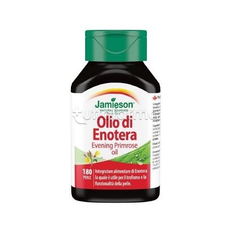 Jamieson Olio di Enotera Integratore per la Pelle 180 Softgel Singoli