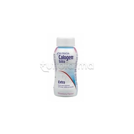 Calogen Extra Fragola per Aumentato Fabbisogno Energetico 200ml Calogen Extra Fragola per Aumentato Fabbisogno Energetico 200ml