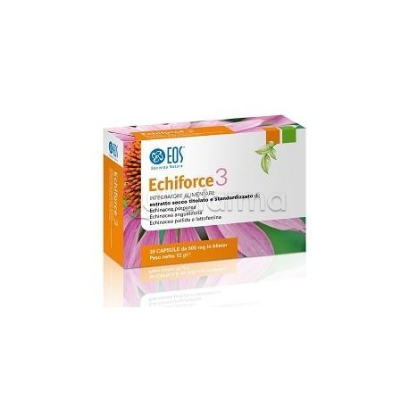 Eos Echi Force 3 Integratore per Difese Immunitarie 30 Capsule Eos Echi Force 3 Integratore per Difese Immunitarie 30 Capsule