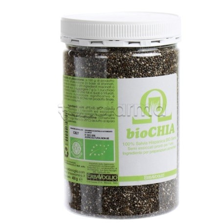 Biochia Semi Di Chia per Benessere 450 g Biochia Semi Di Chia per Benessere 450 g