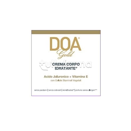 Doa Gold Crema Corpo Dermoelastica per Idratazione 200ml Doa Gold Crema Corpo Dermoelastica per Idratazione 200ml