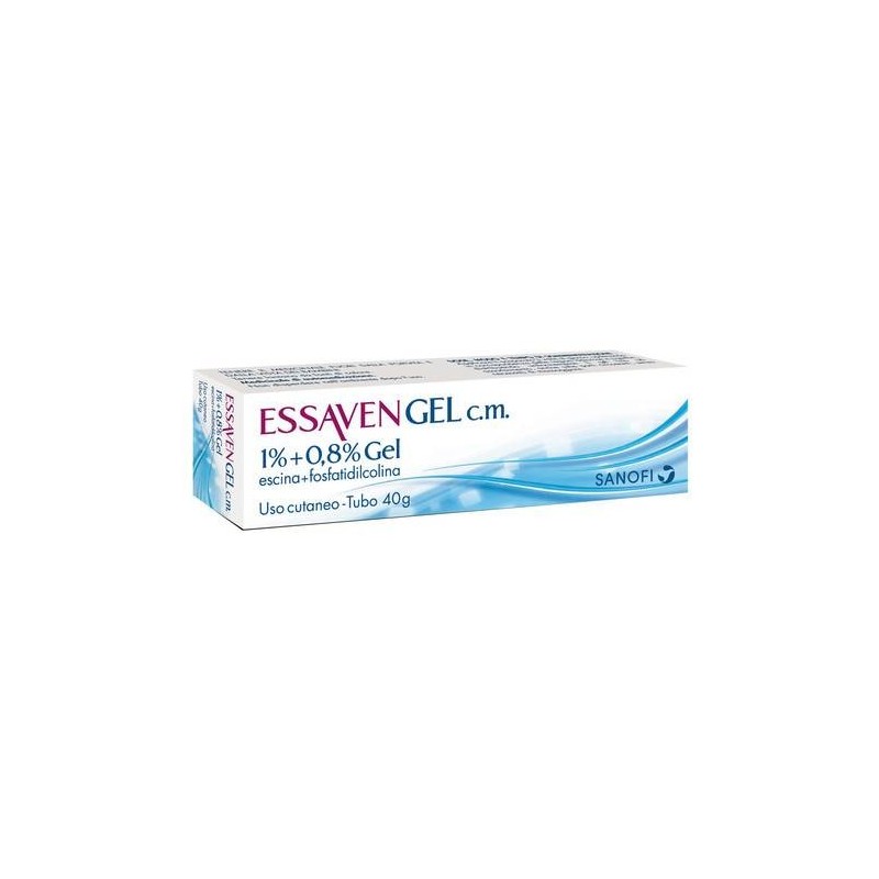Essaven Gel C.M 40 Grammi 1% + 0,8% per Gambe Pesanti ed Ematomi