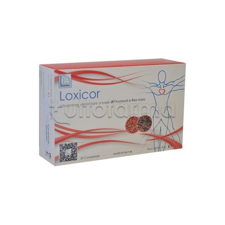 Loxicor Integratore per Colesterolo 30 Compresse Loxicor Integratore per Colesterolo 30 Compresse