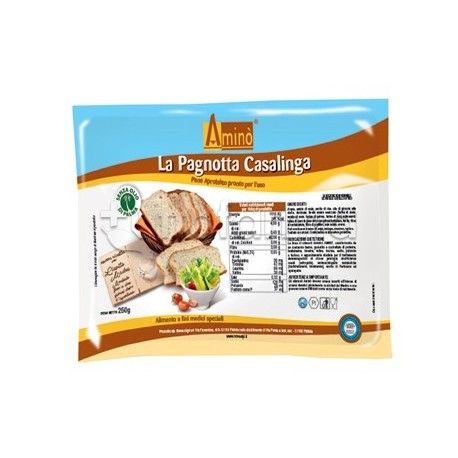 Aminò La Pagnotta Casalinga pane aproteico pronto all’uso 250 g Aminò La Pagnotta Casalinga pane aproteico pronto all’uso 250 g