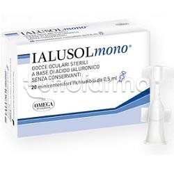 Ialusol Mono Gocce Oculari 20 Flaconcini 0,5ml