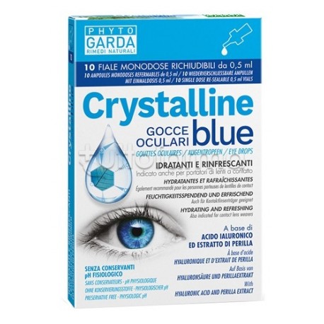 Crystalline Blue Gocce Oculari Monodose 10 Fiale