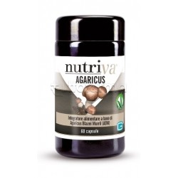Nutriva Agaricus Abm Integratore per Difese Immunitarie 60 Capsule Nutriva Agaricus Abm Integratore per Difese Immunitarie 60 Capsule