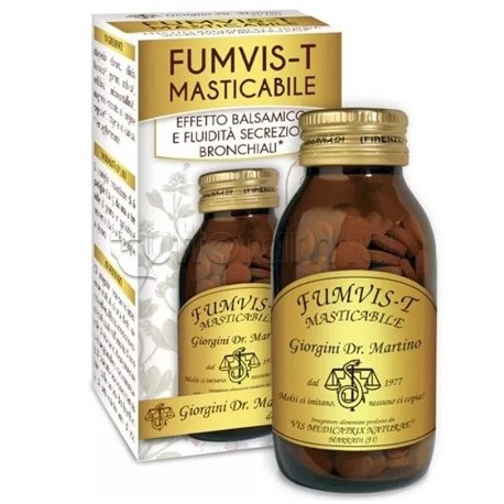 Dr. Giorgini Fumvis-t Masticabile Integratore alimentare naso e gola Dr. Giorgini Fumvis-t Masticabile Integratore alimentare naso e gola