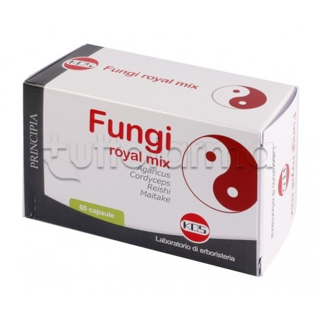 Kos Fungi Royal Mix Integratore per le Difese Naturali 60 Capsule Kos Fungi Royal Mix Integratore per le Difese Naturali 60 Capsule