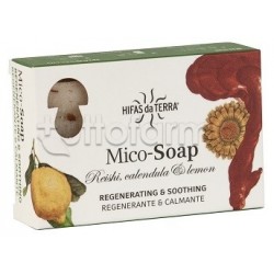 confezione di Hifas Da Terra Mico-Soap Sapone al Reishi Rigenerante e Calmante 150gr