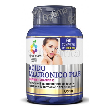 Colours of Life Acido Ialuronico Plus per Pelle e Ossa 60 Compresse Colours of Life Acido Ialuronico Plus per Pelle e Ossa 60 Compresse