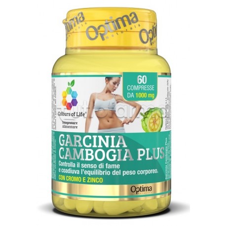 Optima Naturals Colours Of Life Garcinia Cambogia per Peso 60 Compresse Optima Naturals Colours Of Life Garcinia Cambogia per Peso 60 Compresse