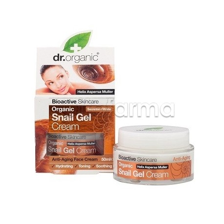 Dr. Organic Snail Gel Bava di Lumaca Cream crema viso anti età idratante 50 ml