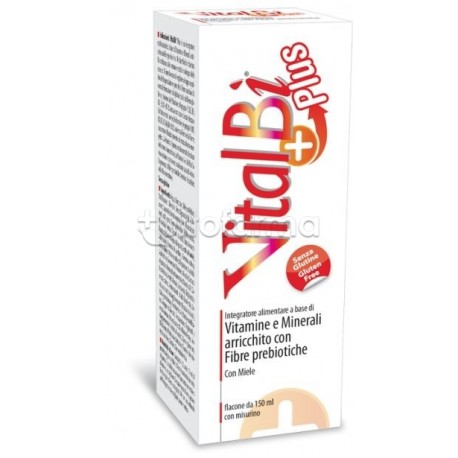Vitalbì Plus Integratore Multivitaminico con Fibre Prebiotiche 150ml