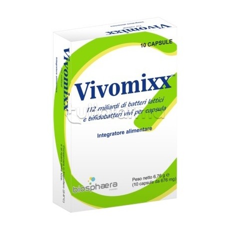 Vivomixx 112 Miliardi Integratore per Intestino 10 Capsule