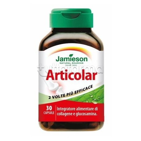Articolar Integratore per Articolazioni con Glucosamina e Collagene 30 Capsule Articolar Integratore per Articolazioni con Glucosamina e Collagene 30 Capsule