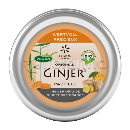 Lemon Pharma Ginjer Pastiglie per Benessere Intestinale 50 g Lemon Pharma Ginjer Pastiglie per Benessere Intestinale 50 g