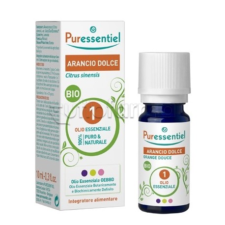 Puressentiel Arancio Dolce Bio Olio Essenziale per Gas Intestinali10ml Puressentiel Arancio Dolce Bio Olio Essenziale per Gas Intestinali10ml