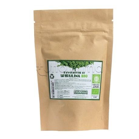 Tavolette di Spirulina Bio per Nutrizione 100 g Tavolette di Spirulina Bio per Nutrizione 100 g