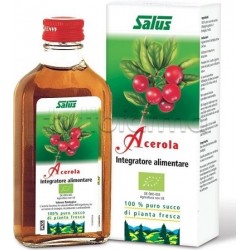 Flacone con Salus Acerola Integratore Antiossidante 200ml Flacone con Salus Acerola Integratore Antiossidante 200ml