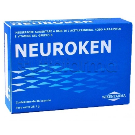 Neuroken per Supporto Sistema Nervoso 36 Capsule