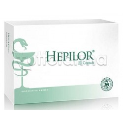 Hepilor per Protezione della Mucosa 20 Capsule Hepilor per Protezione della Mucosa 20 Capsule