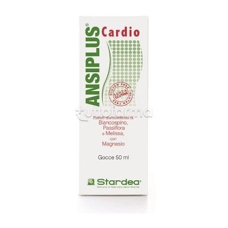 Ansiplus Cardio Integratore per Benessere Cardio Gocce 50ml Ansiplus Cardio Integratore per Benessere Cardio Gocce 50ml
