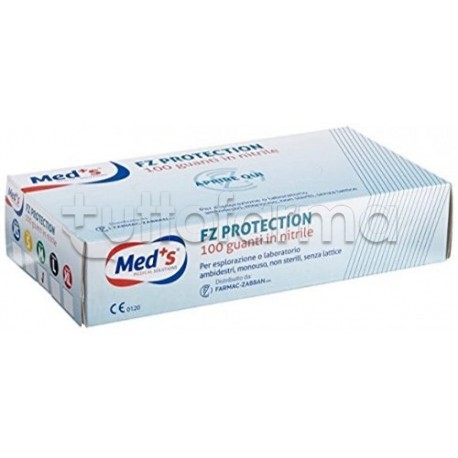 Guanti in Nitrile Senza Lattice e Senza Polvere Taglia M 100 Pezzi