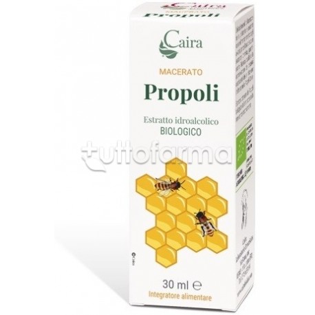 Caira Propoli Macerato Idroalcolico Bio per Benessere 30ml Caira Propoli Macerato Idroalcolico Bio per Benessere 30ml