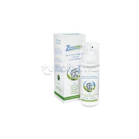 Zanzaten Prepuntura Spray Natural protezione naturale contro le punture di insetti 100 ml Zanzaten Prepuntura Spray Natural protezione naturale contro le punture di insetti 100 ml