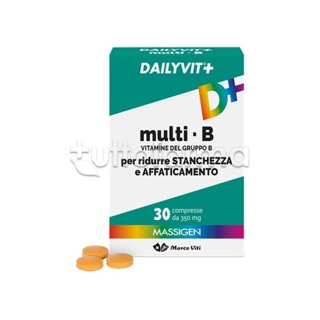 scatola Marco Viti Massigen DailyVit Multi B Integratore Multivitaminico 30 Compresse scatola Marco Viti Massigen DailyVit Multi B Integratore Multivitaminico 30 Compresse