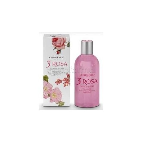 L'Erbolario 3 Rosa Bagnoschiuma detergente delicato e profumato per pelli sensibili 250 ml L'Erbolario 3 Rosa Bagnoschiuma detergente delicato e profumato per pelli sensibili 250 ml