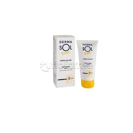 Dermasol Bambini Crema Solare SPF 30+ protezione solare bambini tubo 100 ml Dermasol Bambini Crema Solare SPF 30+ protezione solare bambini tubo 100 ml