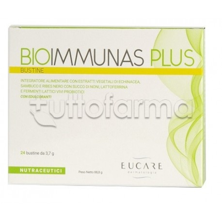 Bioimmunas Plus per Difese Immunitarie e Salute Intestinale 24 Bustine