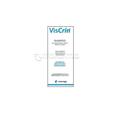 Viscrin Shampoo per Capelli Fragili e Sfibrati 200ml Viscrin Shampoo per Capelli Fragili e Sfibrati 200ml