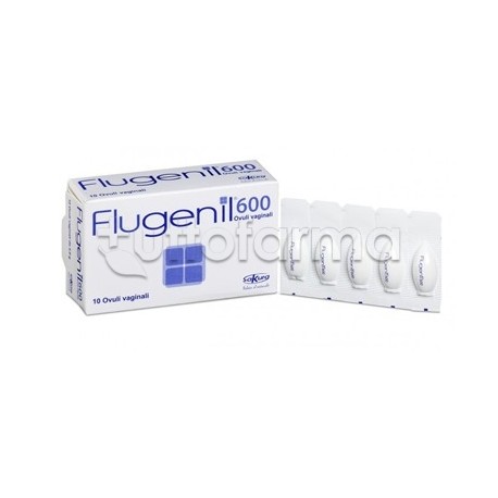 Flugenil 600 Ovuli Vaginali per Affezioni Micotiche 10 Ovuli da 2g Flugenil 600 Ovuli Vaginali per Affezioni Micotiche 10 Ovuli da 2g