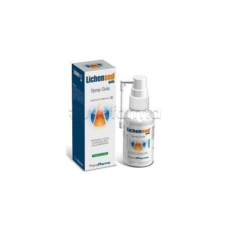 Lichensed Gola Spray per Mal di Gola di Adulti e Bambini 30ml