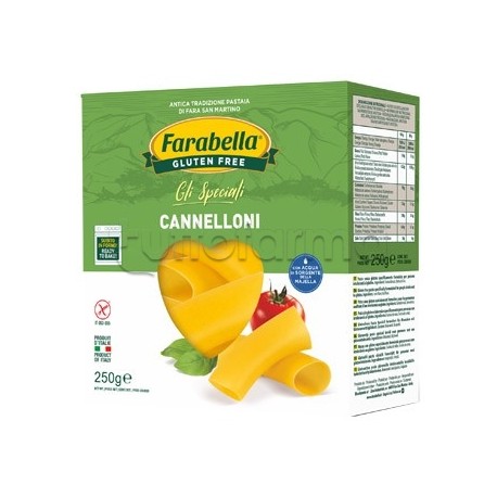 Farabella Cannelloni Senza Glutine 250g Farabella Cannelloni Senza Glutine 250g