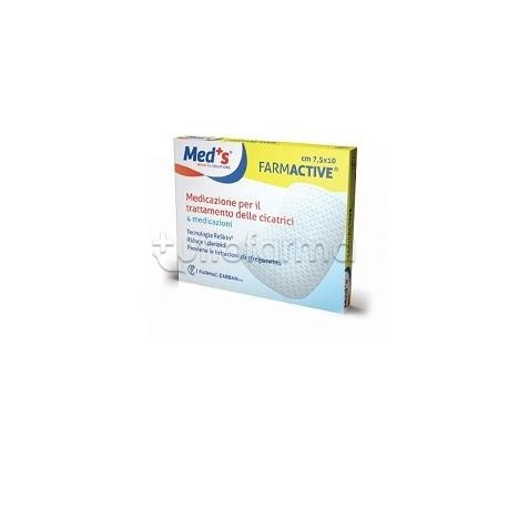 Cerotto Farmactive Cicatrici per Riduzione Cicatrici 5x7,5cm 4 Pezzi Cerotto Farmactive Cicatrici per Riduzione Cicatrici 5x7,5cm 4 Pezzi