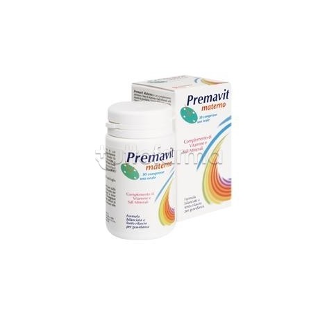 Premavit Materno per Gravidanza e Allattamento 30 Compresse Premavit Materno per Gravidanza e Allattamento 30 Compresse