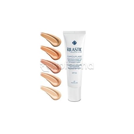 Rilastil Camouflage Fondotinta Correttivo Fluido Elevata Coprenza 10 per Pelli Sensibili 30ml Rilastil Camouflage Fondotinta Correttivo Fluido Elevata Coprenza 10 per Pelli Sensibili 30ml