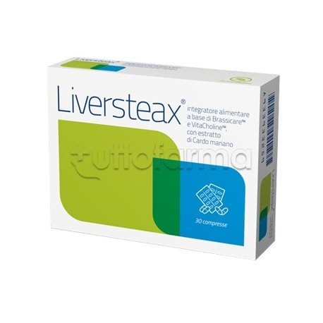 Liversteax integratore per funzione epatica e depurazione 30 compresse Liversteax integratore per funzione epatica e depurazione 30 compresse
