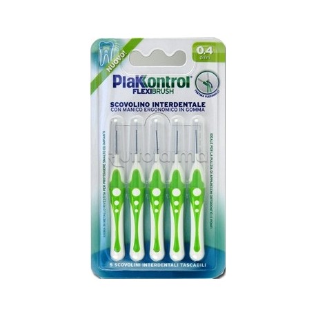 PlakKontrol Scovolini FlexiBrush 0,4 mm per Pulizia Interdentale Profonda 5 Scovolini PlakKontrol Scovolini FlexiBrush 0,4 mm per Pulizia Interdentale Profonda 5 Scovolini