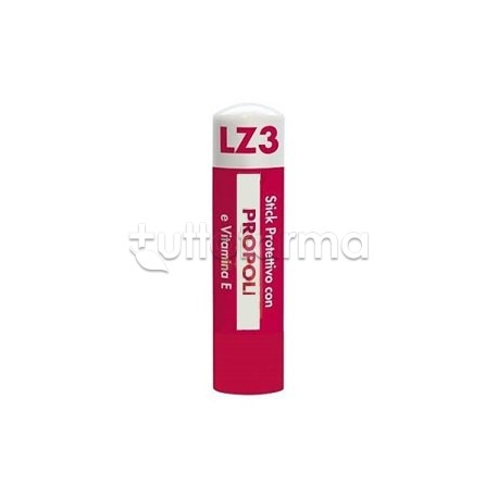Lz3 Stick labbra propoli per protezione e idratazione labbra 5 ml Lz3 Stick labbra propoli per protezione e idratazione labbra 5 ml
