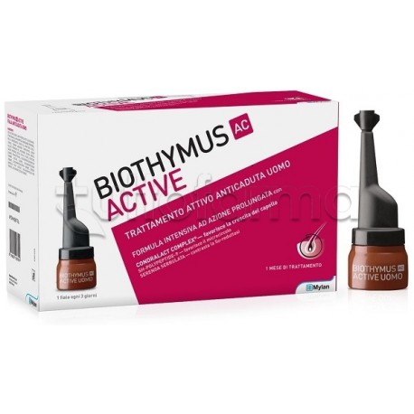 Biothymus Trattamento Anti caduta Capelli Uomo 10 Fiale