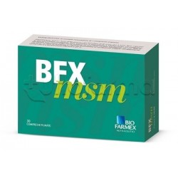 Scatola con Bfx Msm Integratore per Ossa e Muscoli 30 Compresse Singole Scatola con Bfx Msm Integratore per Ossa e Muscoli 30 Compresse Singole
