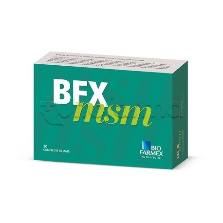 Scatola con Bfx Msm Integratore per Ossa e Muscoli 30 Compresse Singole Scatola con Bfx Msm Integratore per Ossa e Muscoli 30 Compresse Singole