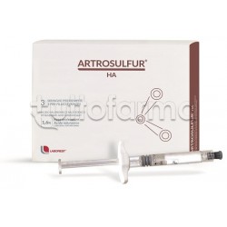 Artrosulfur Ha Siringa Intra Articolare Acido Ialuronico 1,6% 2ml 3 Pezzi Artrosulfur Ha Siringa Intra Articolare Acido Ialuronico 1,6% 2ml 3 Pezzi